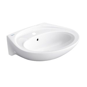 Chậu treo tường Viglacera VTL2 - Lavabo VTL2 sử dụng men sứ trắng sáng, chống bám bẩn giúp dễ vệ sinh với bề mặt nhẵn bóng.